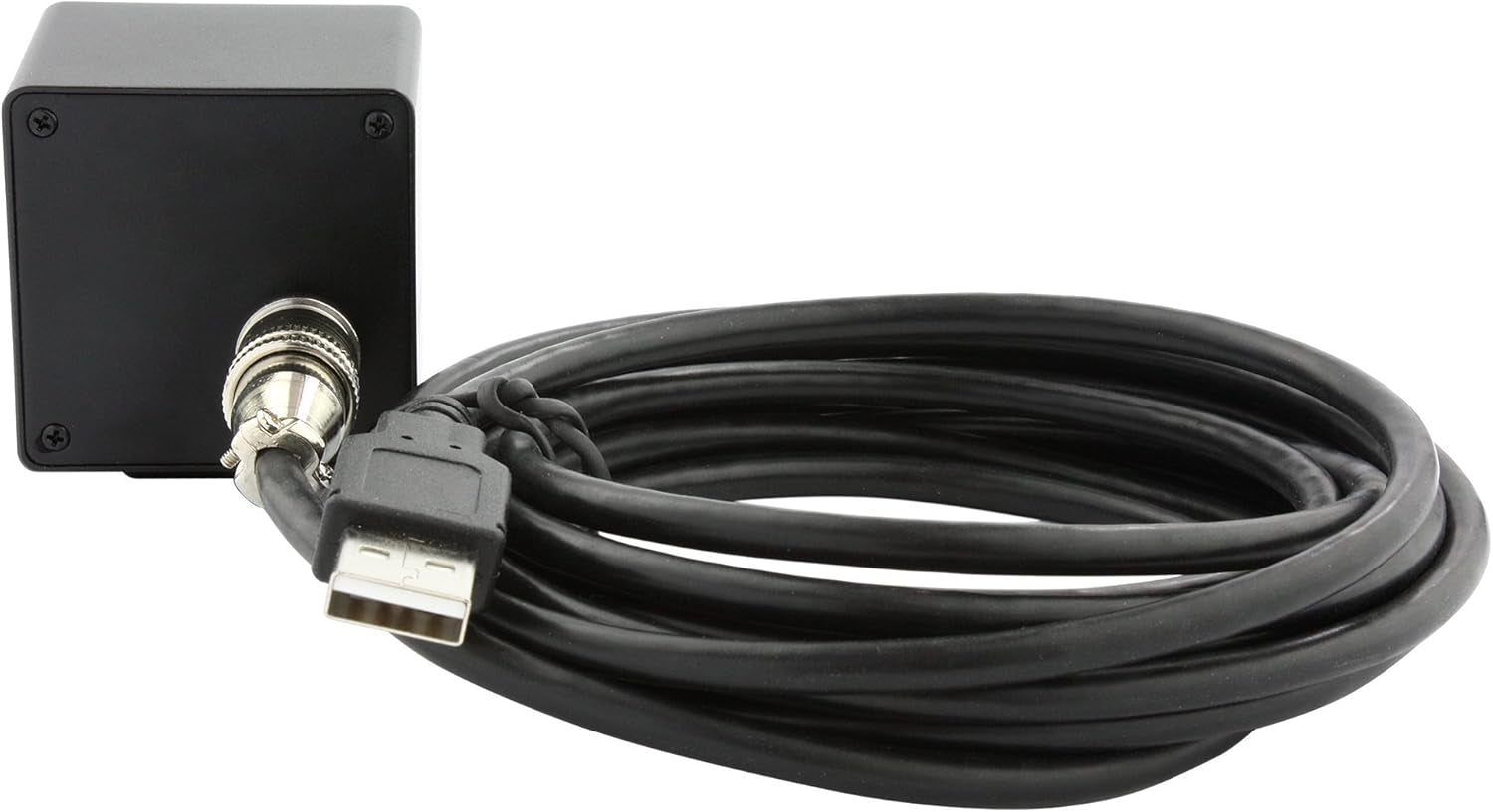5Mp Autofocus Fisheye Wide Angle USB Camera Module with Metal Case OV5640 Mini UVC USB2.0 Lightburn Camera Laser Engraver Webcam,9.9Ft/3M Cable for Computer, Raspberry Pi, PC, Laptop, Jetson Nano