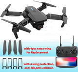 RC Drone with 4K HD Camera Extra Batteries Wifi FPV Foldable Quadcopter New 2024