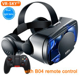 VRG Pro 3D VR Glasses Virtual Reality Full Screen Visual Wide-Angle VR Glasses Box for 5 to 7 Inch Smartphone Eyeglasses