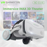 Virtual Reality VR Glasses 3D Headset Devices Viar Helmet Goggles Lenses Smart for Smartphones Phone Mobile Realidade Headphone
