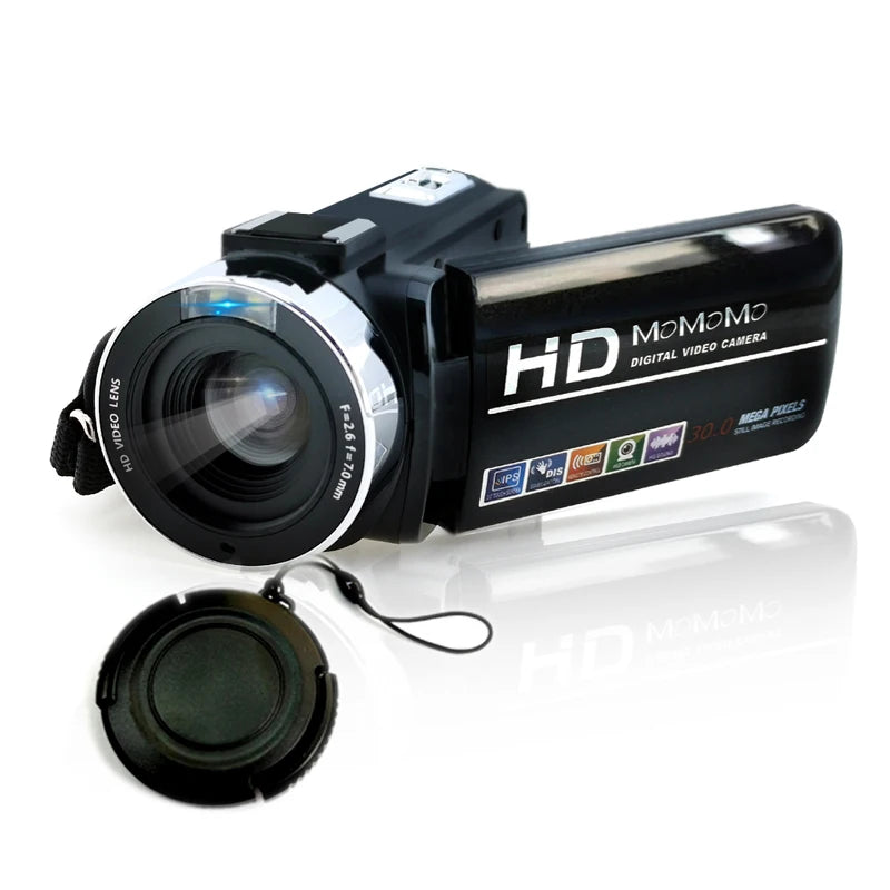Hot Portable Digital Cameras 2 In1 Photo Video Record Dv Travel Video Camera 18X Zoom 3.0 Inch Screen View Playback