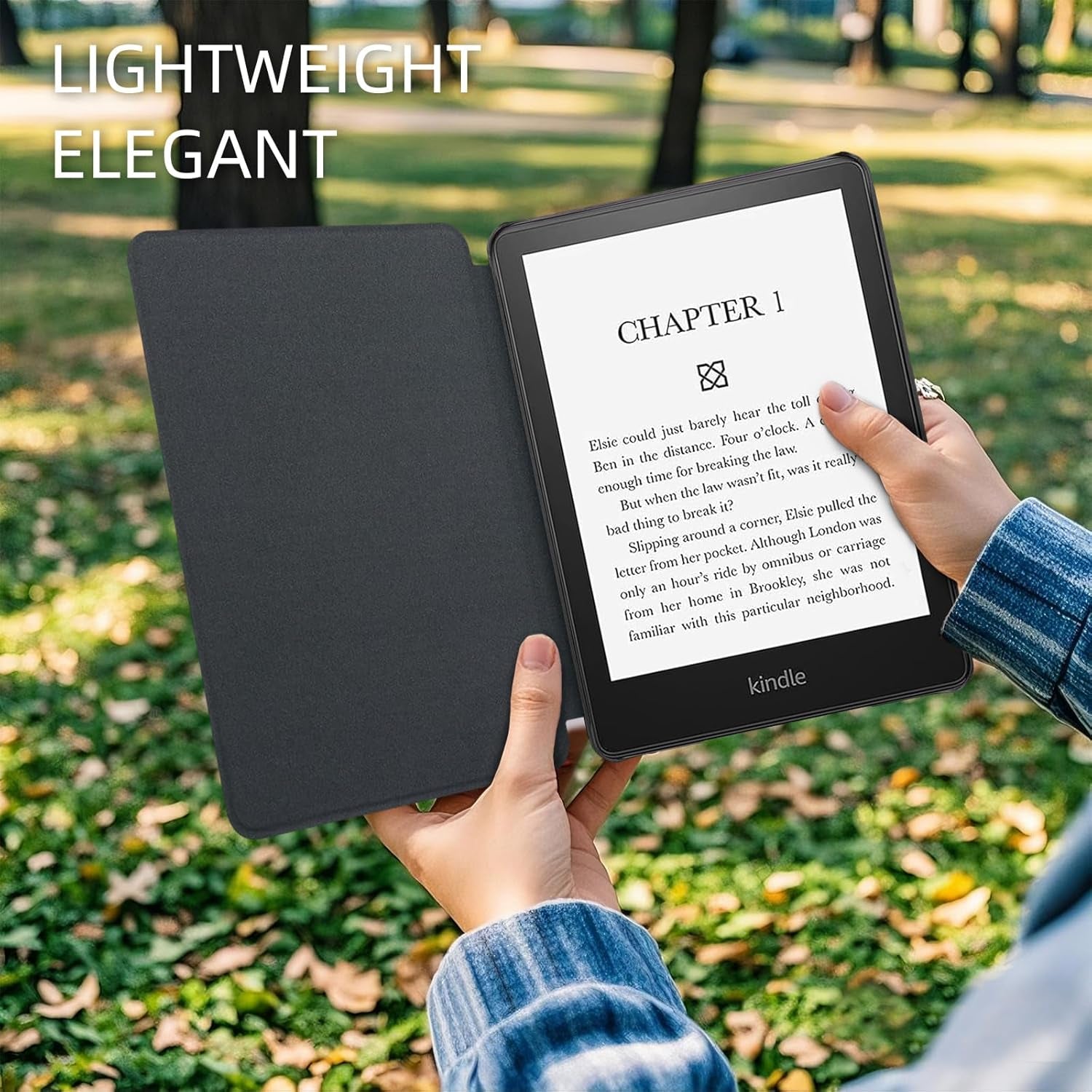 Case for 6.8" Kindle Paperwhite (Model No. M2L3EK / M2L4EK), Premium Lightweight PU Leather Protective Cover, Smart Case with Auto Wake/Sleep