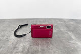 Red Sony DSC-T300 Digital Camera - Vintage Cyber-Shot