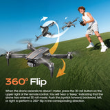 H31 Drone with Camera for Kids and Adults, 3 Speed Adjustment, Optical Flow Positioning, 2 Batteries, Black