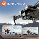 Deerc D96 4K HD Dual Camera RC Drone FPV Foldable Quadcopter Smart Obstacle Usa