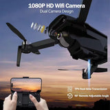Drone with Camera for Adults Beginner Foldable 2.4 Ghz FPV Drone 249G 26-Mins Flight Time Brushless Motor, Orange Finish