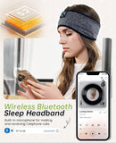 Sleep Headphones Bluetooth 5.4, Sleeping Headphones Headband - Soft Elastic Comfortable Wireless Headband, Gifts for Men Women Teenager