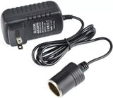 110V-240V AC Plug to 12V DC Car Cigarette Lighter Converter Socket Adapter