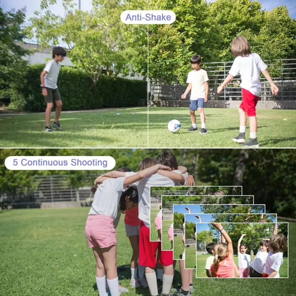 HD Digital Camera 48 MP with Rechargeable Video Camera Outdoor Anti-Shake Support Sd Card Child Cameras for Holiday Gift