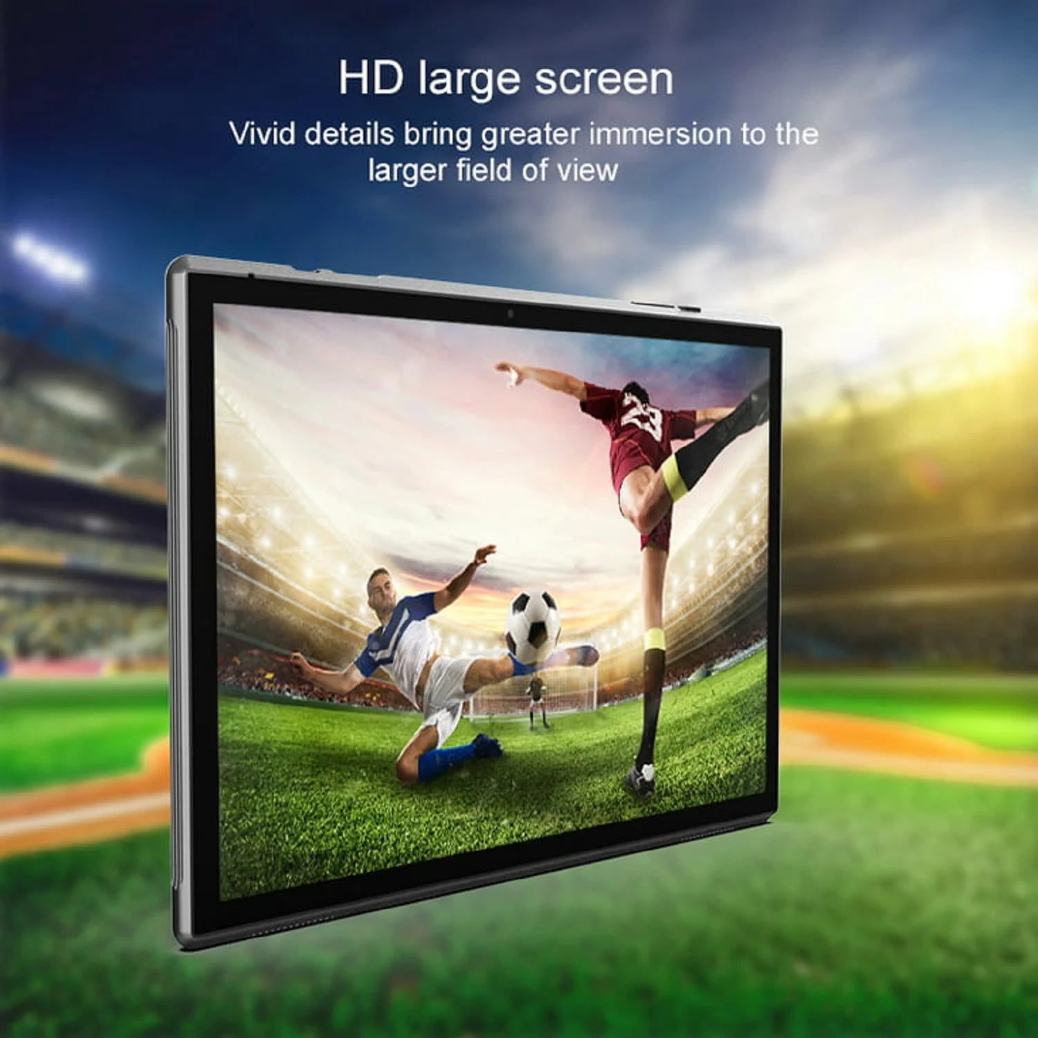 Tablet 10 Inch Android 15 Tablet 10.1" Touch Screen, Quad-Core Processor, 8GB RAM 32GB ROM 2MP+8MP Dual Camera, Wifi Bluetooth 1TB Expand IPS Full HD Display