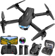 Drones with Camera for Adults 1080P HD Foldable Drone with Carrying Case Drone with One Key Take Off/Land, 3 Speed Mode, 360° Flip