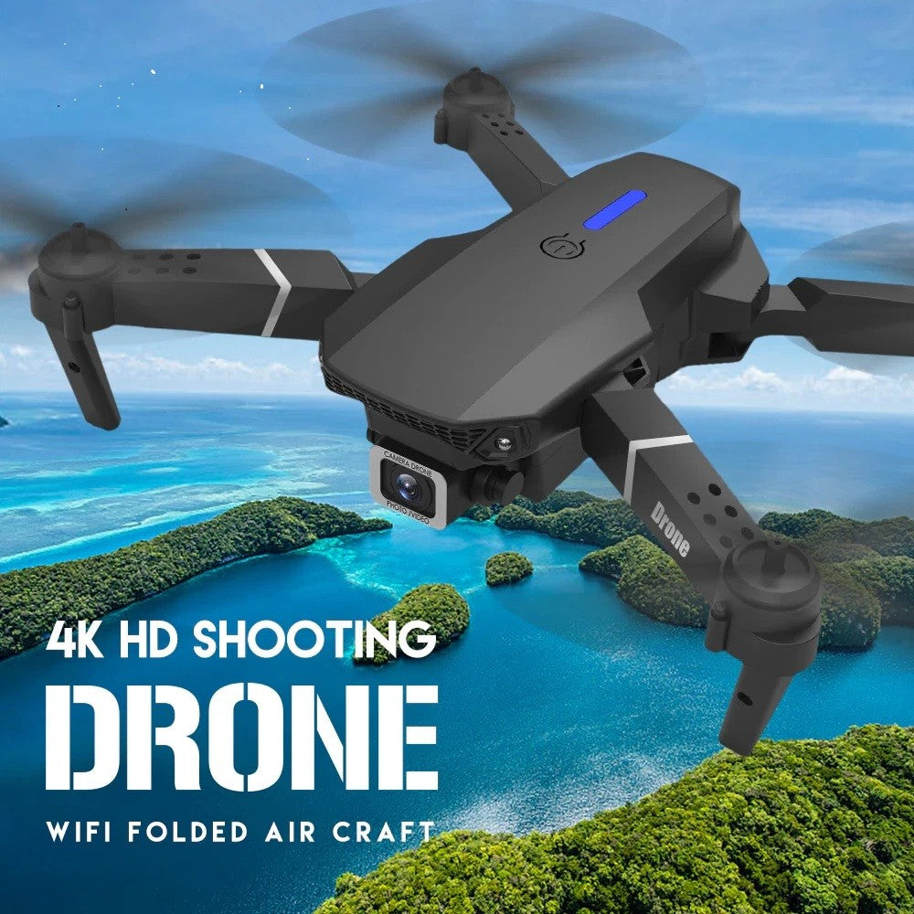 2025 New RC Drone with 4K HD Dual Camera Wifi FPV Foldable Quadcopter +4 Battery