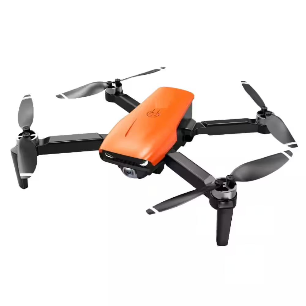 Drone with Camera for Adults Beginner Foldable 2.4 Ghz FPV Drone 249G 26-Mins Flight Time Brushless Motor, Orange Finish
