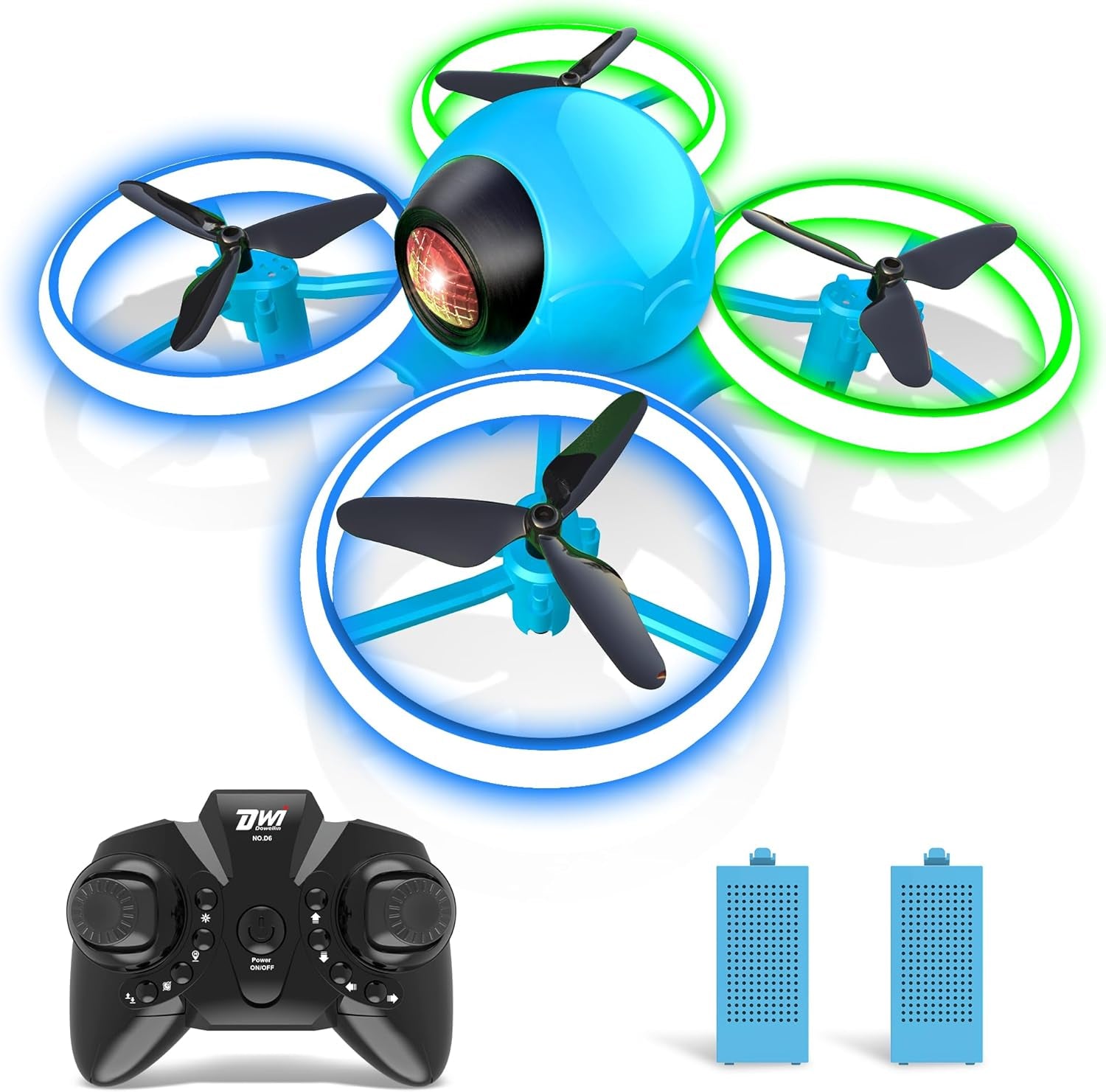 Mini Drone for Kids, 4.9 Inch Small Flying Toys Drones with LED Light One Key Take off Spin Flips RC Mini Drones Nano Quadcopter Long Flight Time Drones for Beginners and Adults