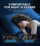 Sleep Headphones Bluetooth Headband, Wireless Headband Headphones Headsets with Thin Speakers, Sleep Earbuds, Sleeping Headphones for Workout Running Yoga Sports Gift for Men Women