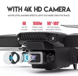 2025 New RC Drone with 4K HD Dual Camera Wifi FPV Foldable Quadcopter +4 Battery