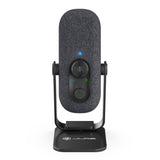 Audio GO Talk USB Desktop Microphone with Dual Condensers for Studio Quality Recordings and Broadcasts