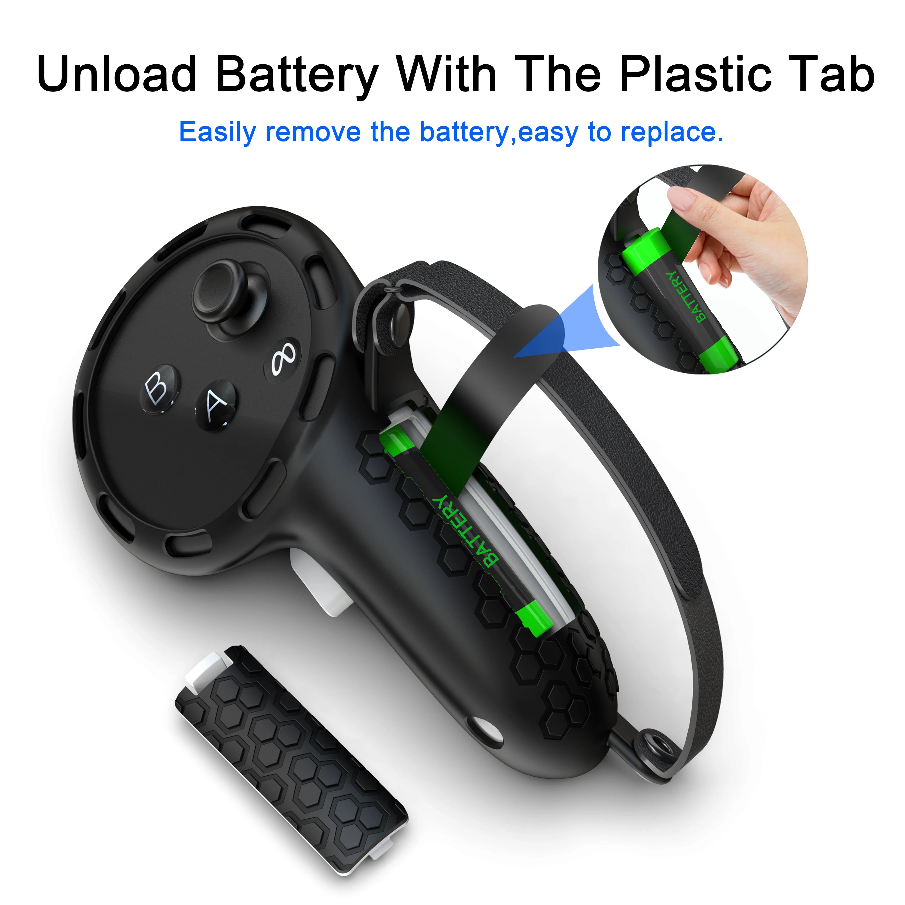 10-In-1 Soft Silicone Controller Case for Meta Quest 3 /3S Headset Grip Protector with Battery Cover for Quest 3/3S Accessories