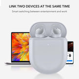 New 2021 Redmi Buds 3 Pro Airdots In-Ear Earbuds, 35Db Smart Noise Cancellation, Dual-Device Connectivity, Wireless Charging, 28Hour Battery, Dual Transparency Mode, Bluetooth 5.2, Glacier Gray