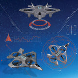 Sharper Image Thunderbolt Jet X Mini Drone: Remote Control, Beginner Level, Indoor/Outdoor Use, 5-Minute Flight Time