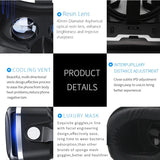 VR Shinecon 6.0 Headphone Version 3D Virtual Reality Stereo Helmet VR Headset with Remote Control for IOS Android