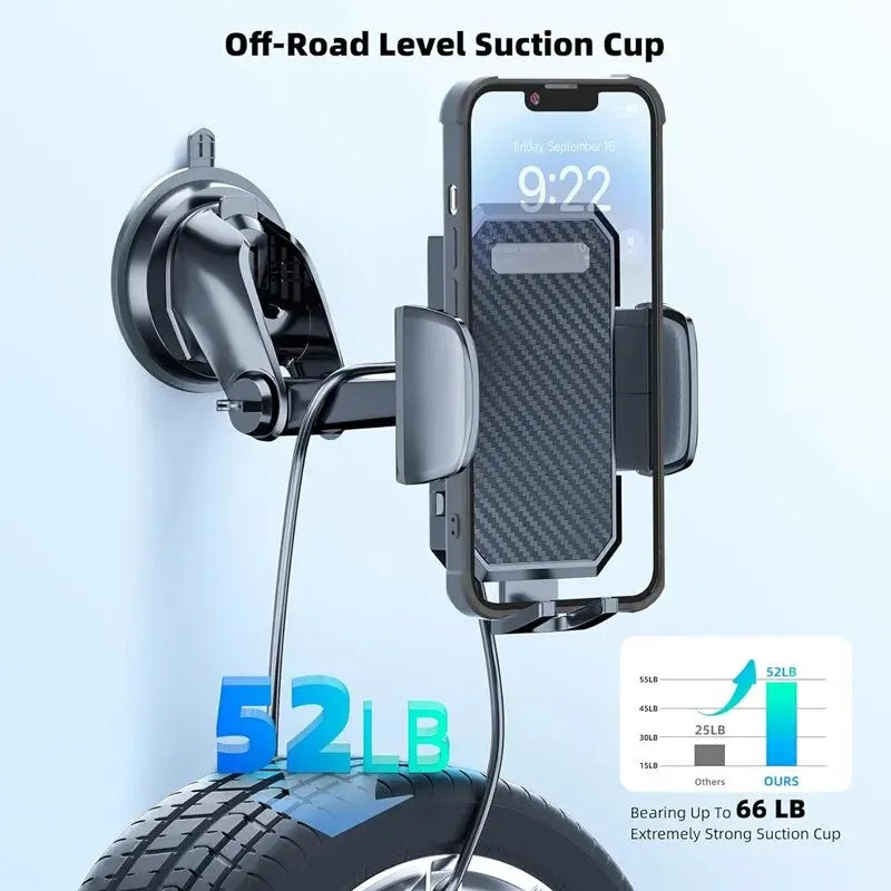 Sucker Car Phone Holder Mount Stand Suction Cup Smartphone Mobile Cell Support in Car Bracket for Iphone Xiaomi Huawei Samsung