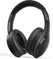 Bluetooth Over-Ear Headphones, Passive Noise Cancelling, 70Hrs Playtime, Foldable, Hi-Fi Deep Bass, Black