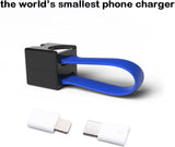 Portable Magnetic AA/AAA Battery Phone Emergency Charger with Microusb-Lightning Adapter and Microusb-Typec Adapter Suit for Cell Phone Smart Devices