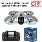 2026 Mini RC Drone with 8K HD Camera Wifi FPV Obstacle Avoidance Remote Control Quadcopter for Beginner Gifts Outdoor Indoor Use
