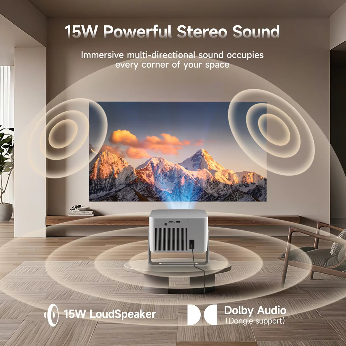 2026 Magcubic Projector Auto Focus 1080P Native Projector HY350GT 900 ANSI Smart Projector