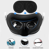 10-In-1 Soft Silicone Controller Case for Meta Quest 3 /3S Headset Grip Protector with Battery Cover for Quest 3/3S Accessories