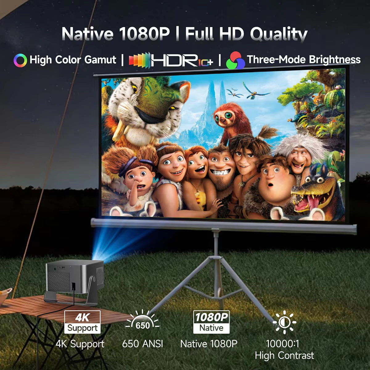 2026 Magcubic Projector Auto Focus 1080P Native Projector HY350GT 900 ANSI Smart Projector
