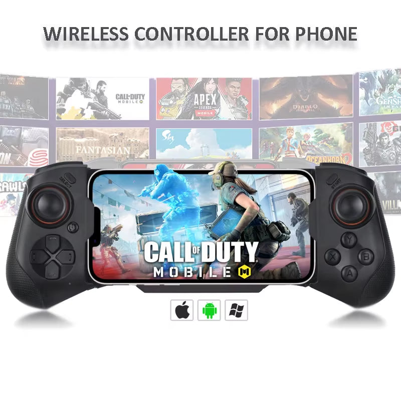 Wireless Controller for PC Gamepad for Android/Ios Telescopic Joystick for Mobile Phone Mocute060 Bluetooth Control for PUBG D3
