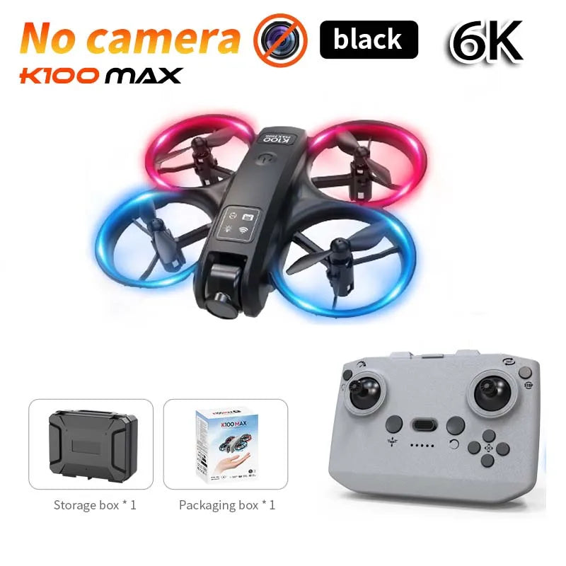 New K100 MAX GPS Drone Toy 8K Camera Large Screen Optical Flow HD Dual Camera Obstacle Avoidance Toy Gift Photography Quadcopter