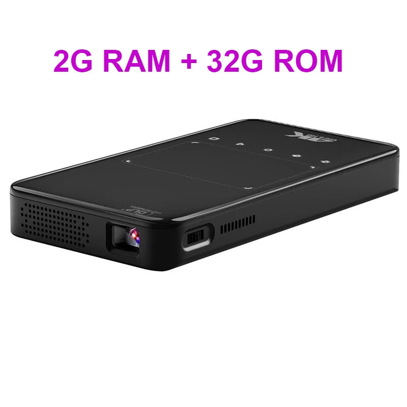 New Mini Projector Portable Smart Android 13 WIFI Video Pico LED DLP Projector Home Theater Full HD 1080P 4K Cinema