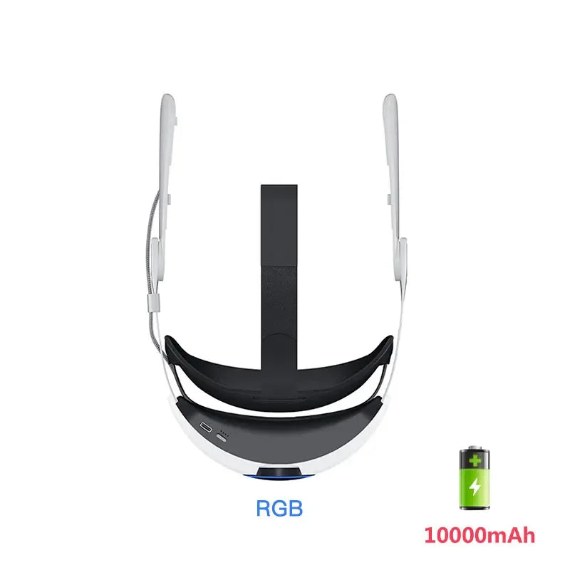 Elite Strap Whith Battery for Oculus Quest 2 VR Headset Adjustable Head Strap 10000Mah Power Bank for  Accessories