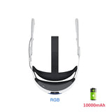 Elite Strap Whith Battery for Oculus Quest 2 VR Headset Adjustable Head Strap 10000Mah Power Bank for  Accessories