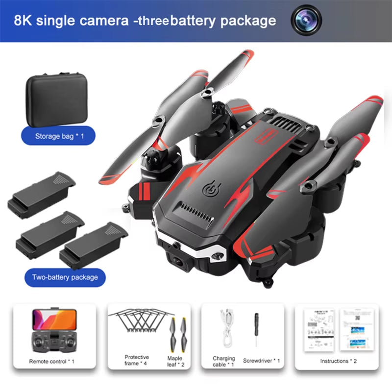 G6 PRO Drone 8K 5G GPS Drone Professional HD Aerial Photography Obstacle Avoidance Drone Four-Rotor Helicopter RC Distance 5000M