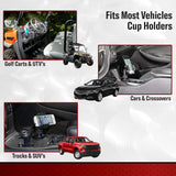 Cradle Cup Mount Phone Holder, Universal Car Phone Holder