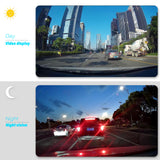 Touch Screen Dash Cam 4" 1080P Dual Lens Car DVR Recorder Front and Rear Camera