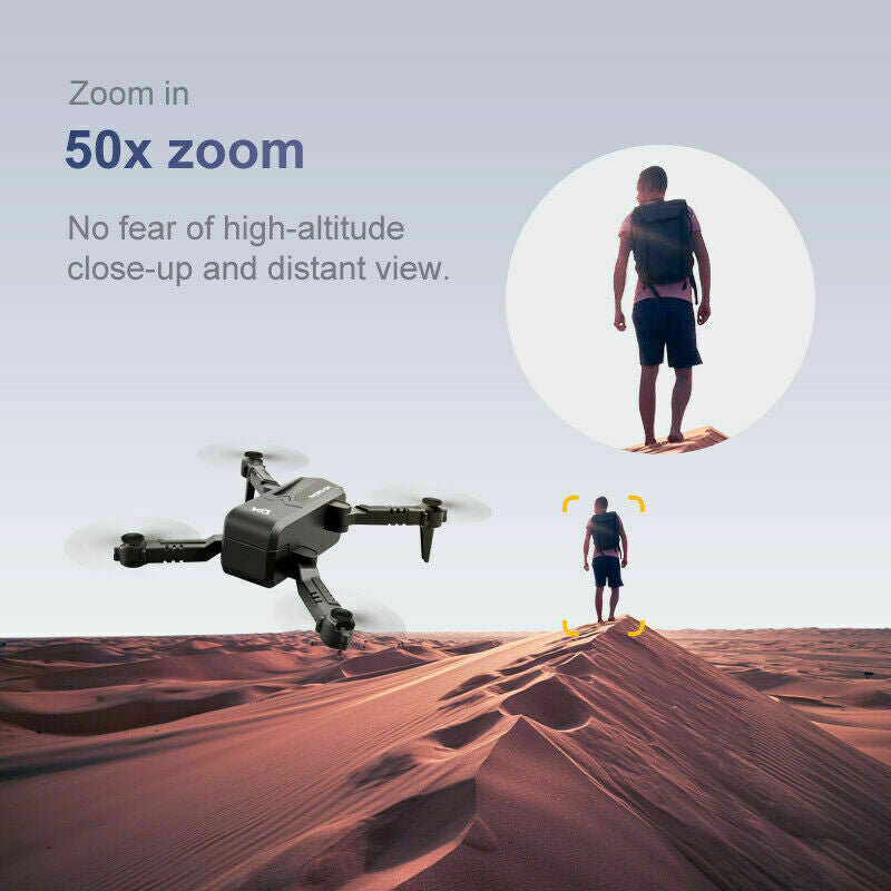 Quad Air Drone RC Drone 4K HD Dual Camera WIFI FPV KK1 2 X Battery Rc Quadcopter