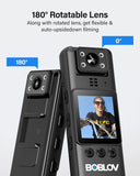 Mini Camera A23 HD1080P 180 Rotating Len Video Recorder Infrared Night Vision Small Camcorder Police Body Cam