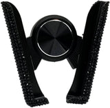 Bling Car Phone Holder, 360 Degrees Adjustable Crystal Auto Car Mount Phone Holder for Dashboard,Windshield and Air Vent (Black)