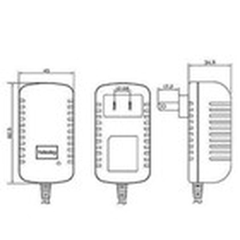 110V-240V AC Plug to 12V DC Car Cigarette Lighter Converter Socket Adapter
