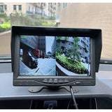 2CH 1920*1080P 7 Inch IPS Screen Car Truck Bus AHD DVR Monitor with Digital Video Recorder for Front Rear Reverse Backup Camera