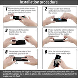 Screen Protector Compatible with 2022-2024 Civic,9H Hardness anti Scratch,Tempered Glass Screen Protector (7Inch)