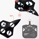 Sharper Image Thunderbolt Stealth Drone: Remote Controlled, Gyroscopic Stabilization, Indoor Use, Beginner Skill Level