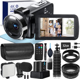 4K Video Camera Camcorder UHD 48MP Wifi IR Night Vision Vlogging Camera for Youtube