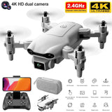 Professional 4DRC Mini Selfie Drone WIFI FPV Dual HD Camera Foldable Quadcopter