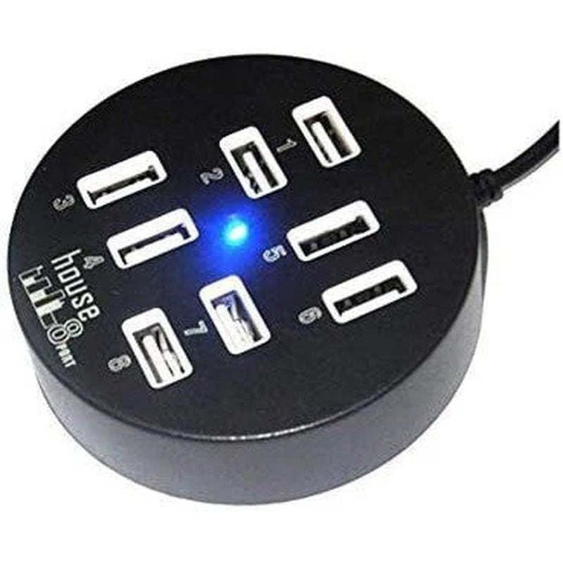 High Speed USB Port Hub 2.0 with 8 Ports